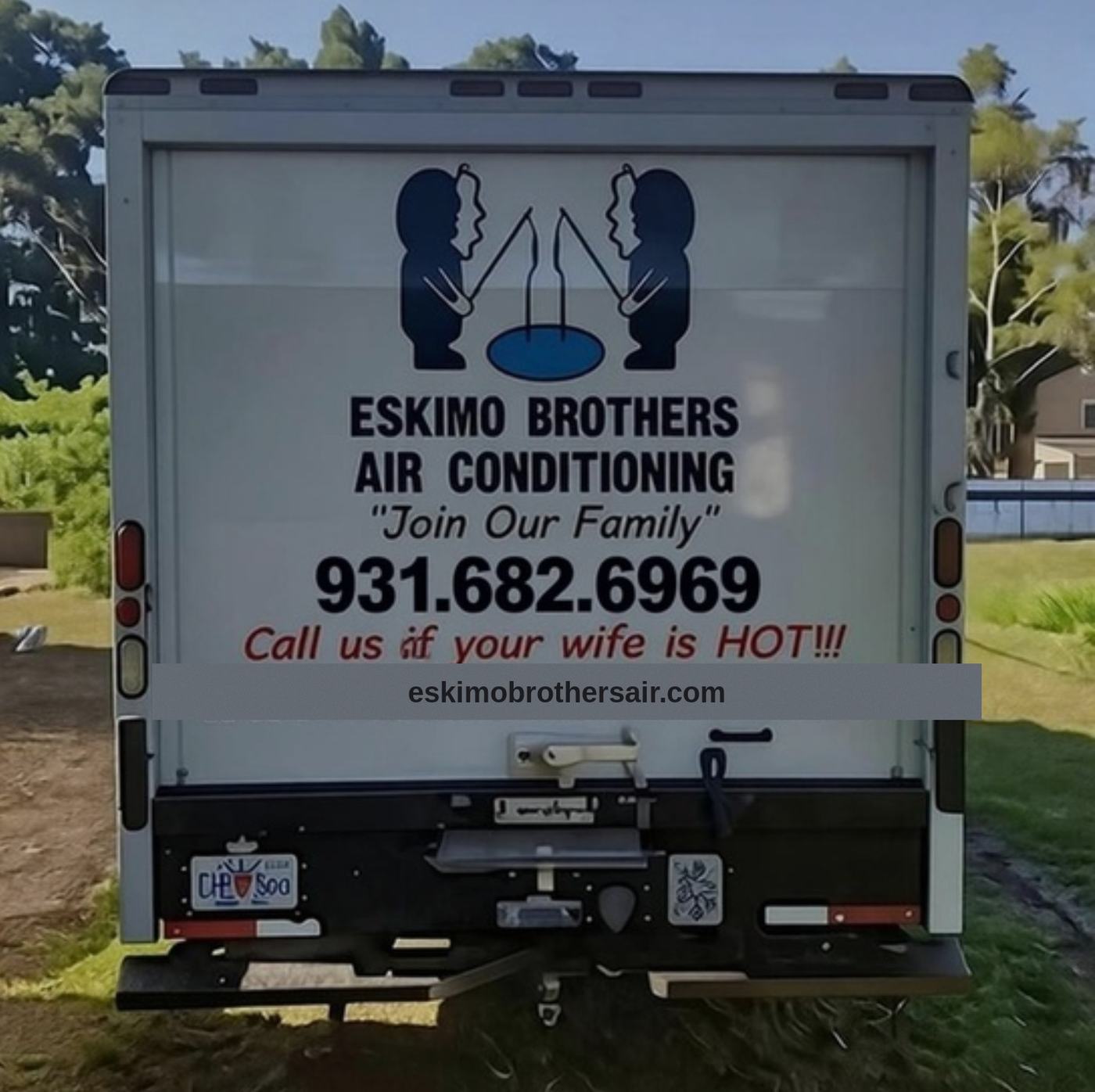 HVAC in Spring Hill and Columbia TN — Eskimo Brothers box truck, 931-682-6969
