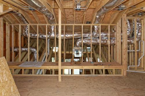 Ductwork in Columbia TN — rough-in before drywall